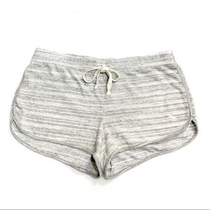 Abercrombie & Fitch Heather Gray Knit Shorts L